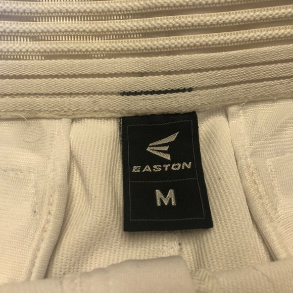 Easton White Black Piping Baseball Pants with Adjustable Length Size Med… - Picture 5 of 10